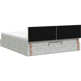  Podesivi krevet s madracem Svjetlosiva 140 x 190 cm Baršun | shoptok.hr