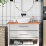  Kupaonska radna ploča 100x60x1,5 cm masivna bukovina | shoptok.hr