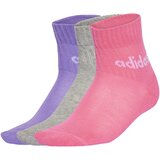Adidas Set 3 parov otroških nizkih nogavic Kids Lin Ank 5P JF8541 Pisana Cene