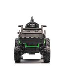 Lean_Toys Otroški Električni traktor TOP-WORKER 12V z zajemalko in prikolico Zelena | Shoptok.si