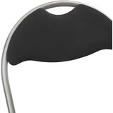  Sklopiva stolica 8 pcs Crna i Siva 48 x 43,5 x 81 cm Lažna koža | shoptok.hr