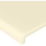  LED uzglavlje krem 144x5x118/128 cm od umjetne kože | shoptok.hr