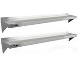 Monster 2 x KuKoo police iz nerjavečega jekla 1940 mm x 300 mm, (21571362) | Shoptok.si