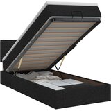  Podesivi krevet s madracem Crna 90 x 190 cm Tkanina | shoptok.hr