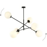  Luster na šipci LINEAR 6xE14/10W/230V crna/bela | Eponuda.com