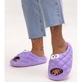  Purple foam flip-flops with Gorges' eyes | shoptok.hr