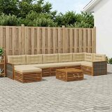  Set vanjskih sofa 8 pcs Prirodna i bež | shoptok.hr