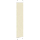  Plisirana zavjesa krem boje 50x200 cm Širina tkanine 49,4 cm Poliester | shoptok.hr