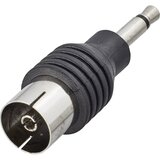 Renkforce RF-4197105 jack koaksialni adapter Priključki: jack konektor 3\,5 mm\, koaksialna vtičnica IEC 1 kos, (20437155) | Shoptok.si