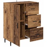  Kreveta Staro drvo 69,5 x 34 x 90 cm Obrađeno drvo i čelik Slike