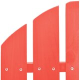  Vrtna stolica za ljuljanje Adirondack masivna jelovina crvena | shoptok.hr