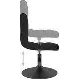  Okretni barski stolac crni baršunasti | shoptok.hr