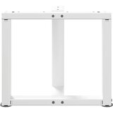 Noge za klub stolić T-oblika 2 kom Bijele 50x25x(42-43) cm Čelik | shoptok.hr