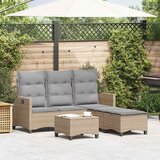 vidaXL 3-dijelni set vrtnih sofa od poliratana s jastucima bež L | shoptok.hr