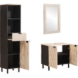  Kopalniške postave 3 pcs Bel pranje finiš Masiven les manga, (5000157173) | Shoptok.si