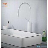  Čudovita črno / bela kopalniška armatura | Pipa EYN VB1116p pritrjena na pult - Bela | Shoptok.si