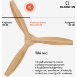 Klarstein Santa Elena stropni ventilator sa svjetlom | 132 cm | 35 W | Tihi rad | Drvo | shoptok.hr