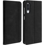 AVIZAR torbica za denarnico s stojalom za video, videz postaranega usnja, kolekcija vintage - crna str. samsung galaxy A50, (20615801) | Shoptok.si