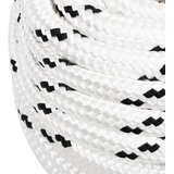 Pleteni brodski konop bijeli 16 mm x 25 m poliesterski | shoptok.hr