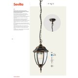  Redo 9608 - Spoljašnja lampa SEVILLA 1xE27/42W/230V IP44 zlatna/patina | Eponuda.com