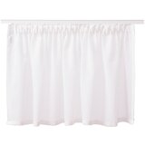Mendola Fabrics Bela prosojna zavesa iz tančice 150x50 cm Avenue – Cene