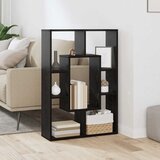 vidaXL Knjižna omara Črni hrast 63 x 20 x 90 cm Konstruiran les Cene