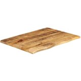 Stolna Mizna plošča 80x60x3,8 cm naraven rob trden robusten mangov les, (21411603) | Shoptok.si