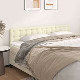  Posteljno vzglavje 2 kosa krem 80x5x78/88 cm umetno usnje, (20932701) | Shoptok.si