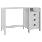  Radni stol Hill s 3 ladice 120 x 50 x 74 cm od masivne borovine | shoptok.hr