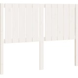 Posteljno vzglavje belo 125,5x4x100 cm trdna borovina, (20646388) | Shoptok.si