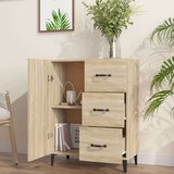  Komoda sonoma hrast 69,5x34x90 cm inženirski les, (20654872) | Shoptok.si