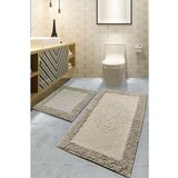  piante - beige multicolor bathmat set (2 pieces) cene