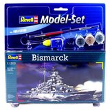Revell model vojaške ladje 1:1200 model set bismarck 65802 cene
