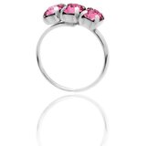 Victoria Cruz ženski Celine Tree Minis Rose Prsten Sa Swarovski Roze Kristalom | ePonuda.com