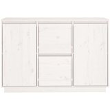  Komoda bela 111x34x75 cm trdna borovina, (20654857) | Shoptok.si