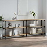  Konzolni stol boja hrasta sonome 200x29x75 cm konstruirano drvo | shoptok.hr