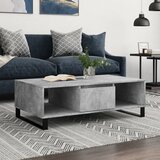 vidaXL Klubska mizica betonsko siva 104x60x35 cm inženirski les | Shoptok.si