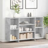  Komoda siva boja betona 120 x 30 x 75 cm od konstruiranog drva | shoptok.hr