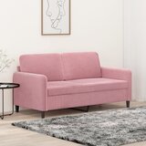  Dvosjed ružičasti 140 cm baršunasti | shoptok.hr