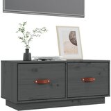 TV ormarić sivi 80 x 34 x 35 cm od masivne borovine | shoptok.hr