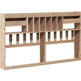 vidaXL Vzglavje s predelki 180 cm trdna borovina | Shoptok.si