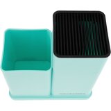 Kondela TEMPO-KAHON, set nožev in kuhinjskega orodja, 10 kos, v stojalu, neomint | Shoptok.si
