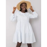RUE PARIS Dress-123-SK-187576.40P-white-blue | Shoptok.si