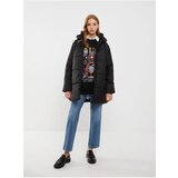 LC Waikiki Hooded Plain Long Sleeve Women's Puffer Coat | ePonuda.com