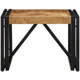 Maison Chic Kava miza - kavna mizica - Nizka mizica 50x50x35 cm Masivni neobdelan les Mango, (21753848) Cene