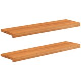 Step treads 2 kom. 100 x 25 x 2 cm Svijetlosmeđa | shoptok.hr