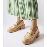 Gemre Beige heeled shoes Fabrizio | Shoptok.si