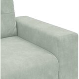  Trosjed Sofa Svijetlosiva 220x78x80 cm Baršun | Shoptok.si