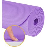 Rebel ACTIVE Strunjača prostirka za jogu, pilates i fitnes 183x61 cm debljina 4mm TPE ljubičasta RBA-3157-PU | Eponuda.com