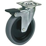  Zakretni kotač za transportna kolica s kočnicom (Promjer kotačića: 75 mm, Nosivost: 75 kg, Klizni ležaj) | shoptok.hr